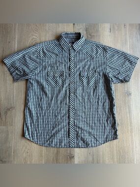 Dickies Pearl Snap Button Down Short Sleeve Shirt